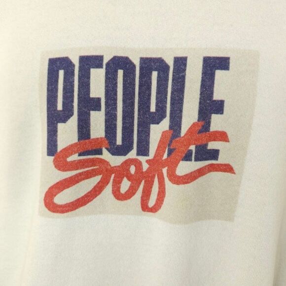 PeopleSoft Software Sweatshirt Vintage 90s Financial Management Made In USA Mens - Picture 2 of 7